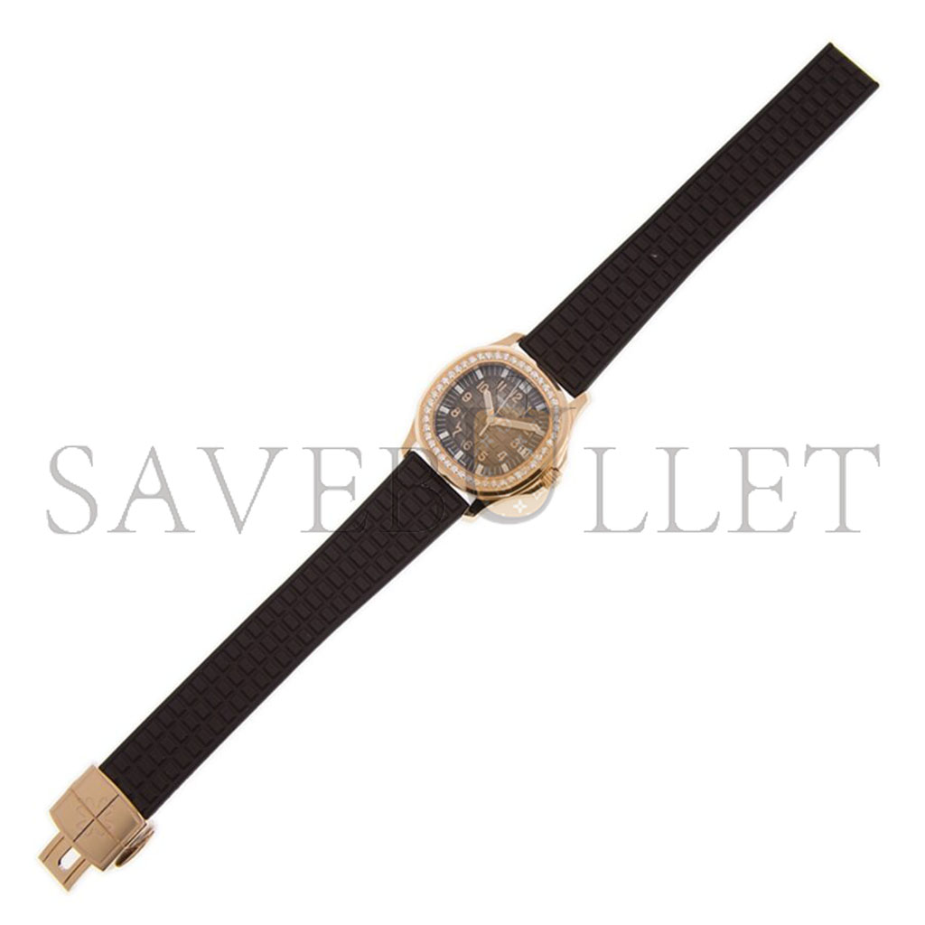 p**ek ph**ppe aquanaut luce automatic Di*m*nd brown dial ladies watch 5068r-001